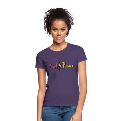 individuelles Frauen Standard T-Shirt - Dunkellila