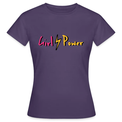 individuelles Frauen Standard T-Shirt - Dunkellila