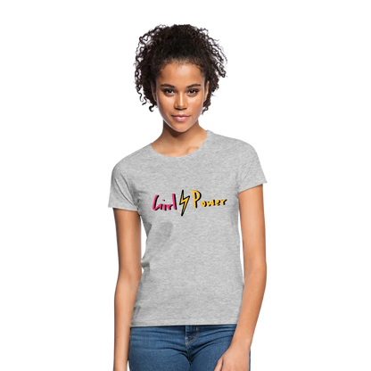 individuelles Frauen Standard T-Shirt - Grau meliert