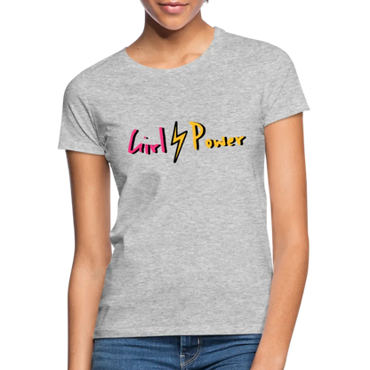 individuelles Frauen Standard T-Shirt - Grau meliert