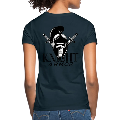 individuelles Frauen Standard T-Shirt - Navy