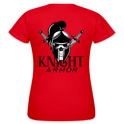 individuelles Frauen Standard T-Shirt - Rot