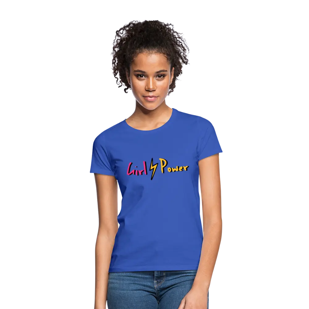 individuelles Frauen Standard T-Shirt - Royalblau