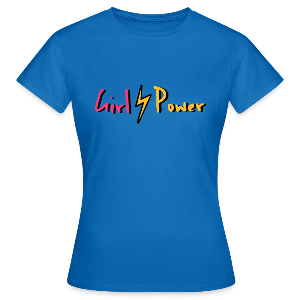 individuelles Frauen Standard T-Shirt - Royalblau