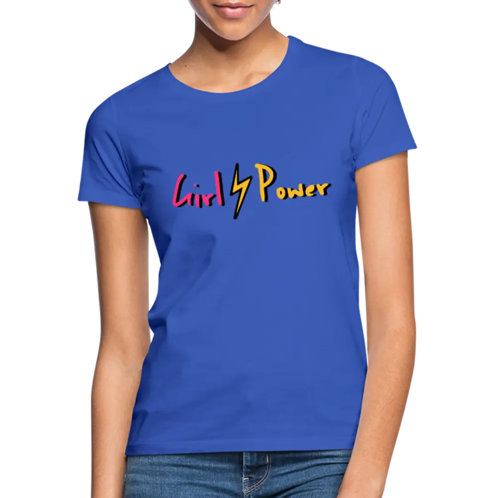 individuelles Frauen Standard T-Shirt - Royalblau