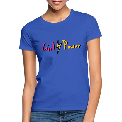 individuelles Frauen Standard T-Shirt - Royalblau