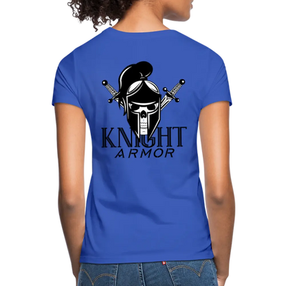 individuelles Frauen Standard T-Shirt - Royalblau