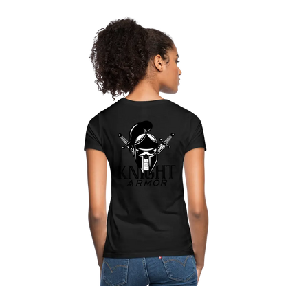individuelles Frauen Standard T-Shirt - Schwarz