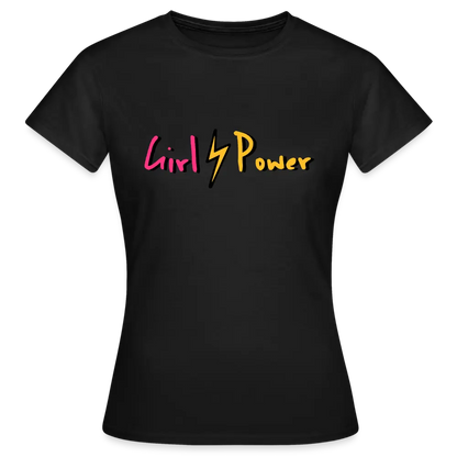 individuelles Frauen Standard T-Shirt - Schwarz