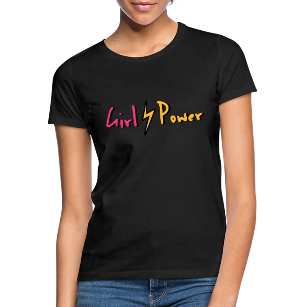 individuelles Frauen Standard T-Shirt - Schwarz