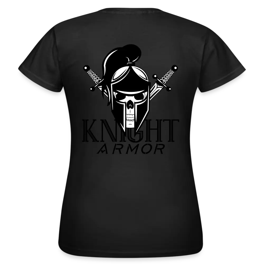 individuelles Frauen Standard T-Shirt - Schwarz