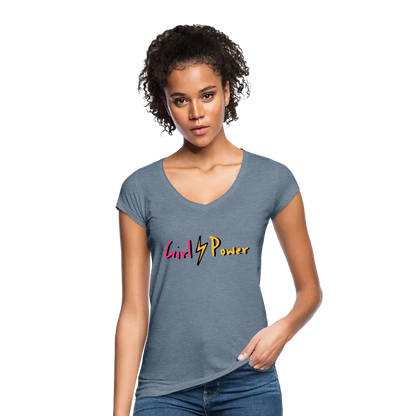 individuelles Frauen Vintage T-Shirt - Vintage Denim