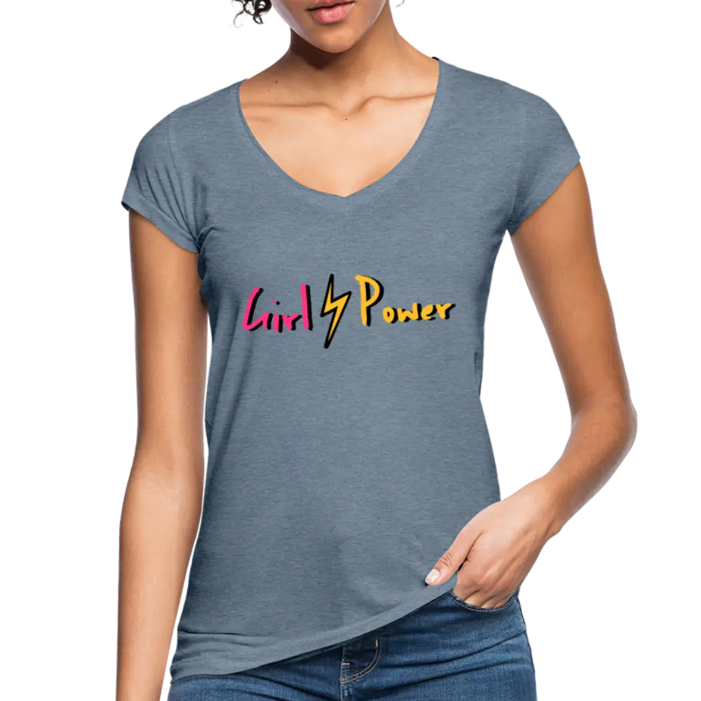 individuelles Frauen Vintage T-Shirt - Vintage Denim