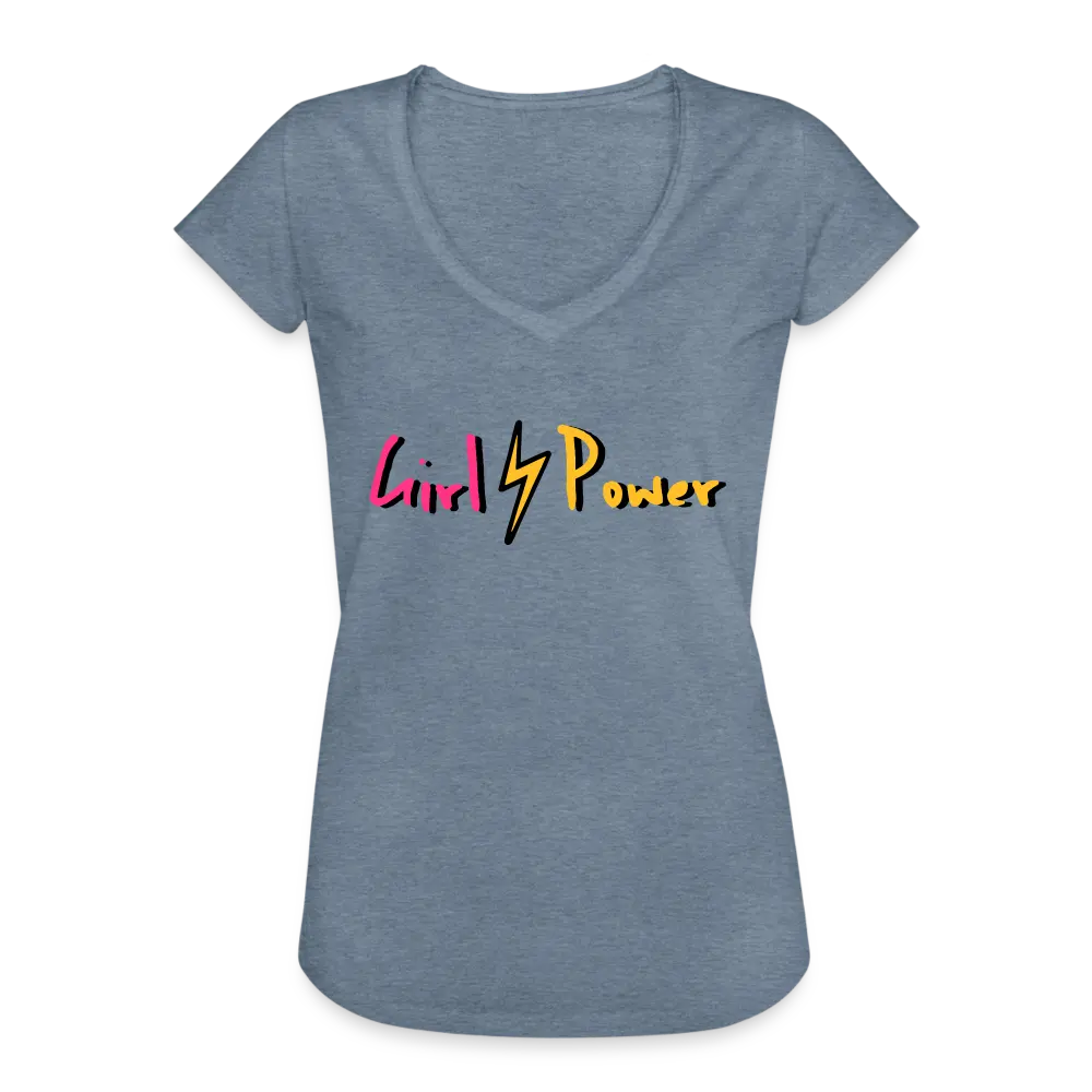 individuelles Frauen Vintage T-Shirt - Vintage Denim