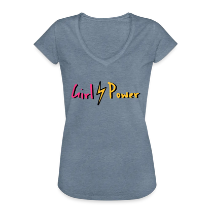 individuelles Frauen Vintage T-Shirt - Vintage Denim