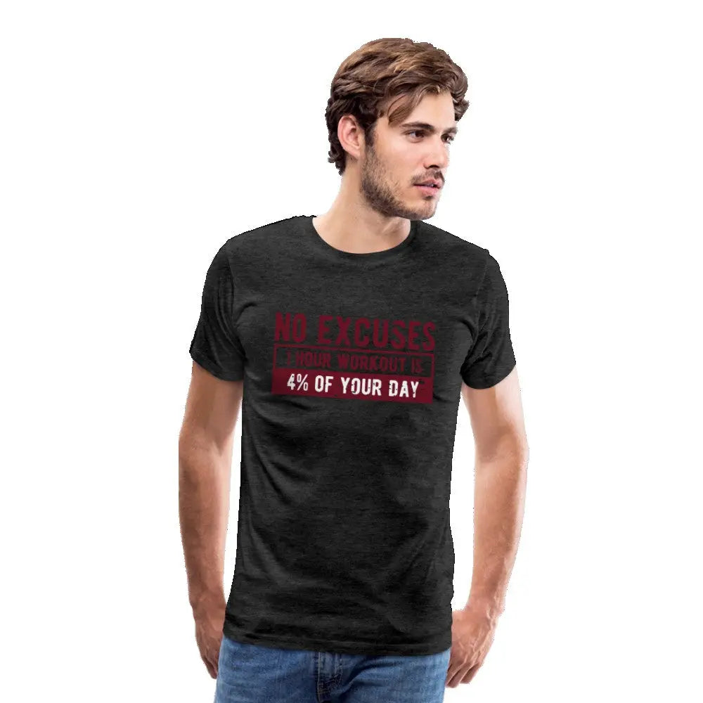 Männer Premium T-Shirt "No Excuses" SPOD