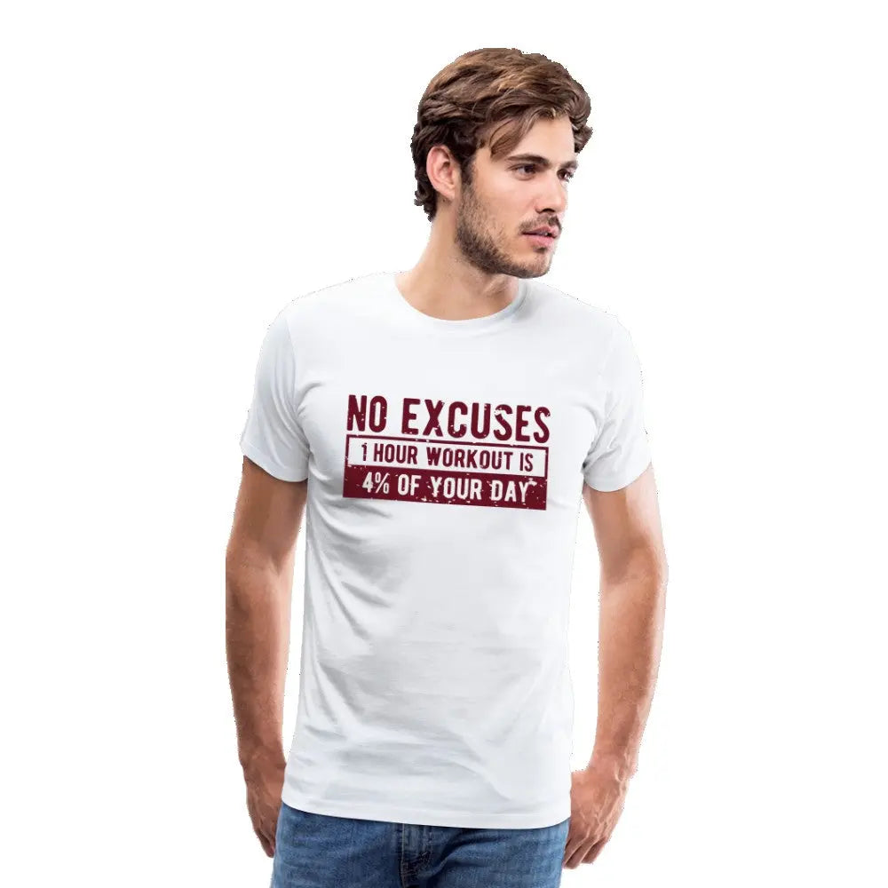 Männer Premium T-Shirt "No Excuses" SPOD