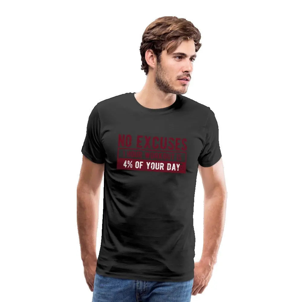 Männer Premium T-Shirt "No Excuses" SPOD
