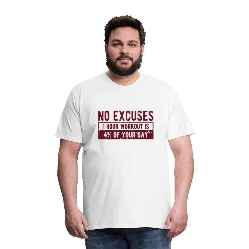 Männer Premium T-Shirt "No Excuses" SPOD