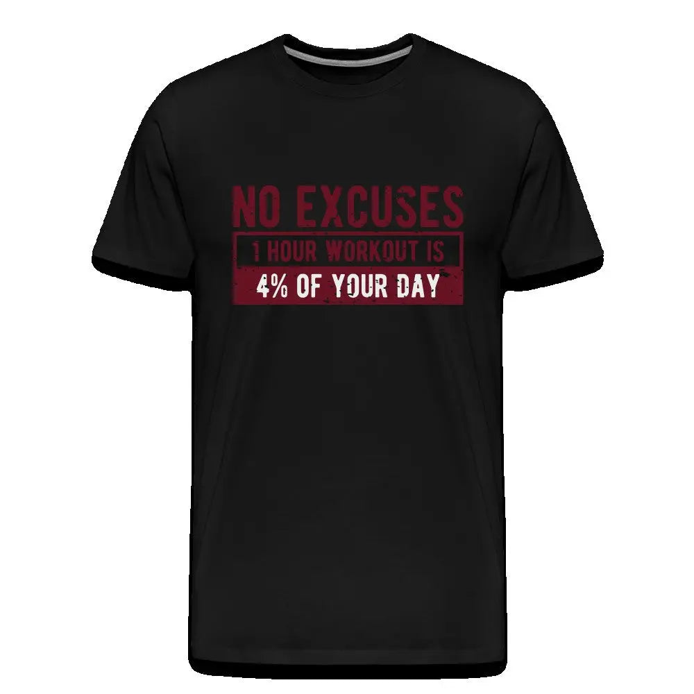 Männer Premium T-Shirt "No Excuses" SPOD