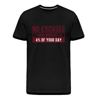 Männer Premium T-Shirt "No Excuses" SPOD
