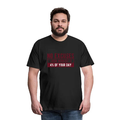 Männer Premium T-Shirt "No Excuses" SPOD