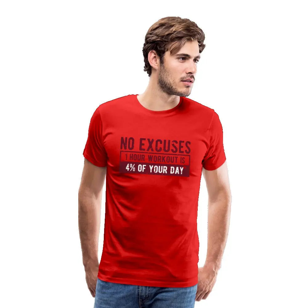 Männer Premium T-Shirt "No Excuses" SPOD
