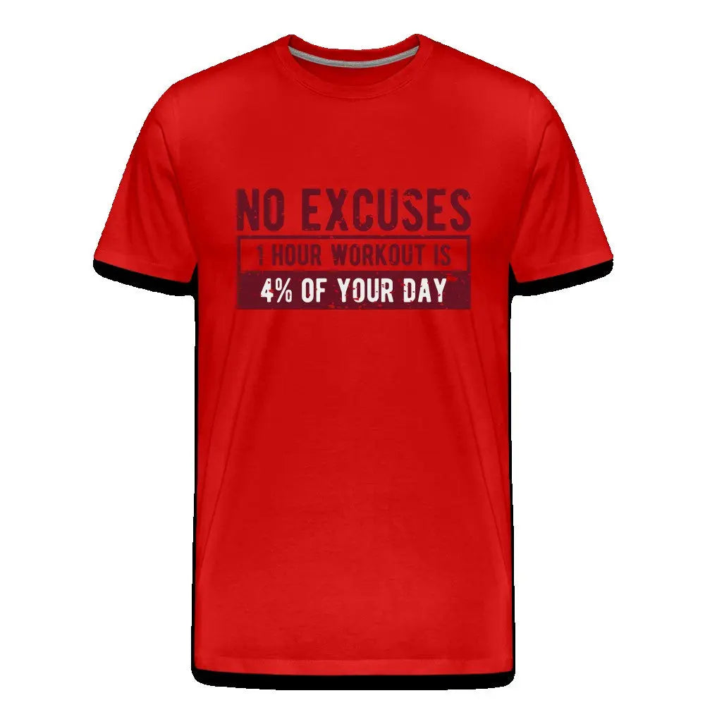 Männer Premium T-Shirt "No Excuses" SPOD