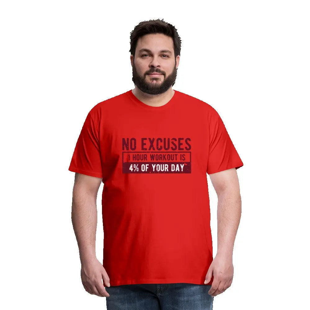 Männer Premium T-Shirt "No Excuses" SPOD