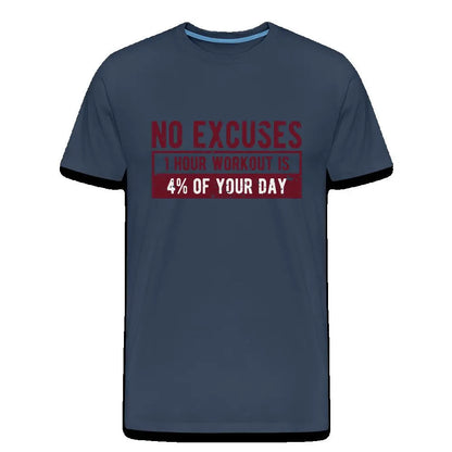 Männer Premium T-Shirt "No Excuses" SPOD