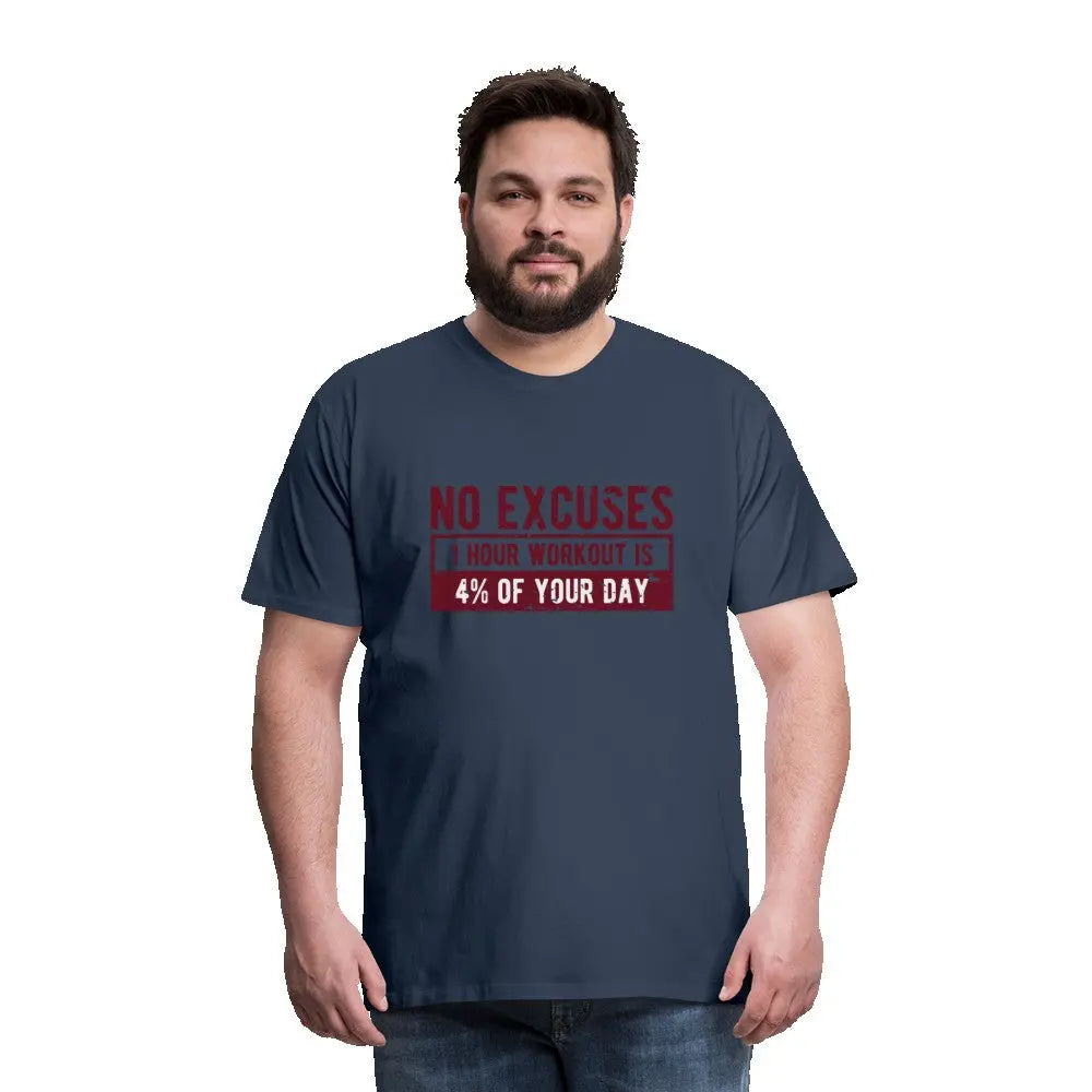 Männer Premium T-Shirt "No Excuses" SPOD
