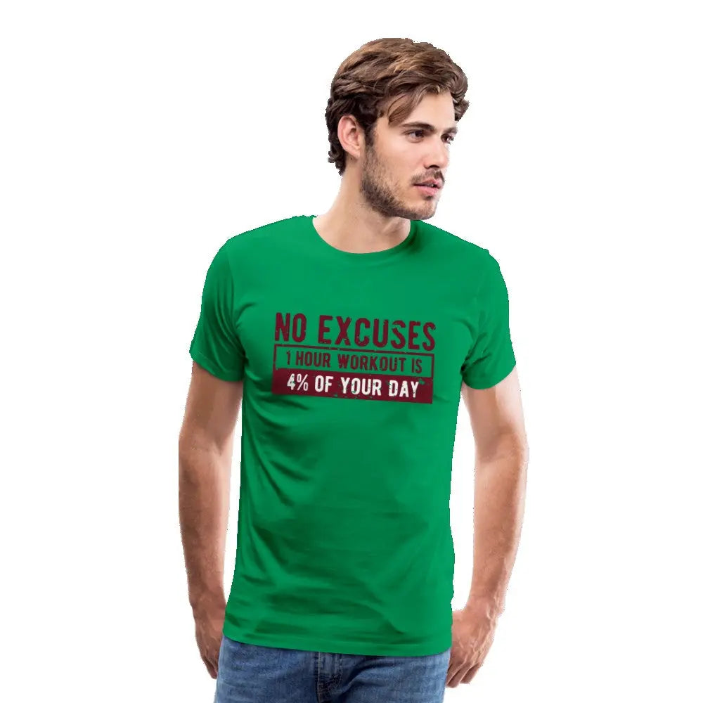 Männer Premium T-Shirt "No Excuses" SPOD