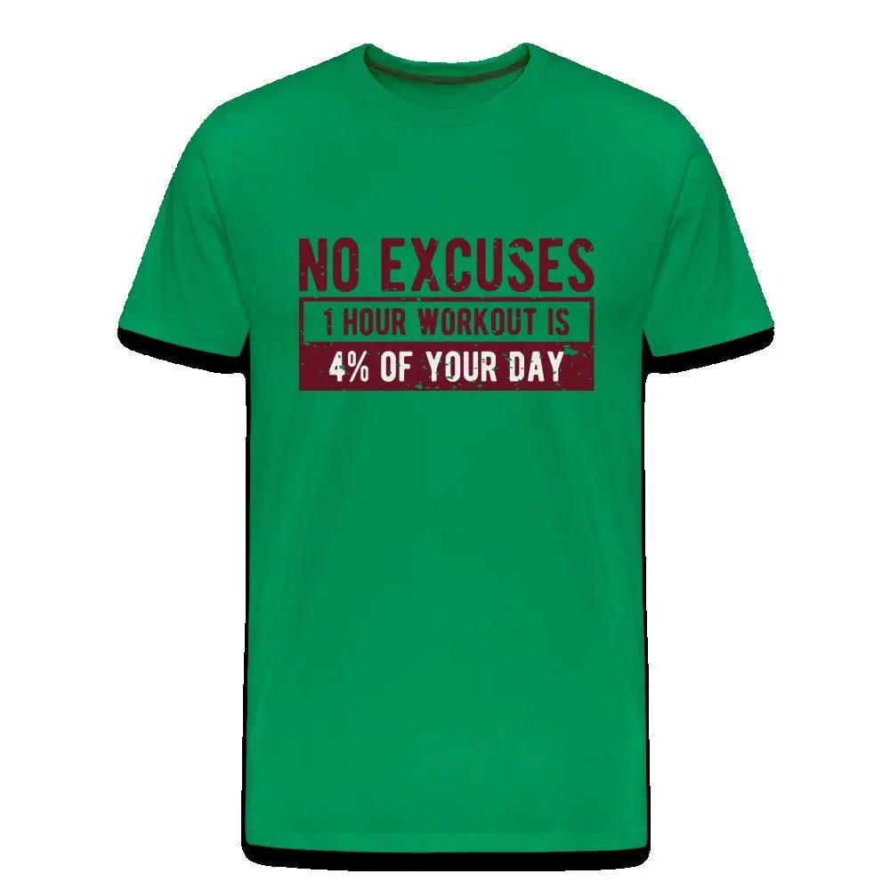 Männer Premium T-Shirt "No Excuses" SPOD