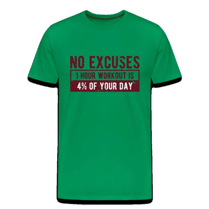 Männer Premium T-Shirt "No Excuses" SPOD