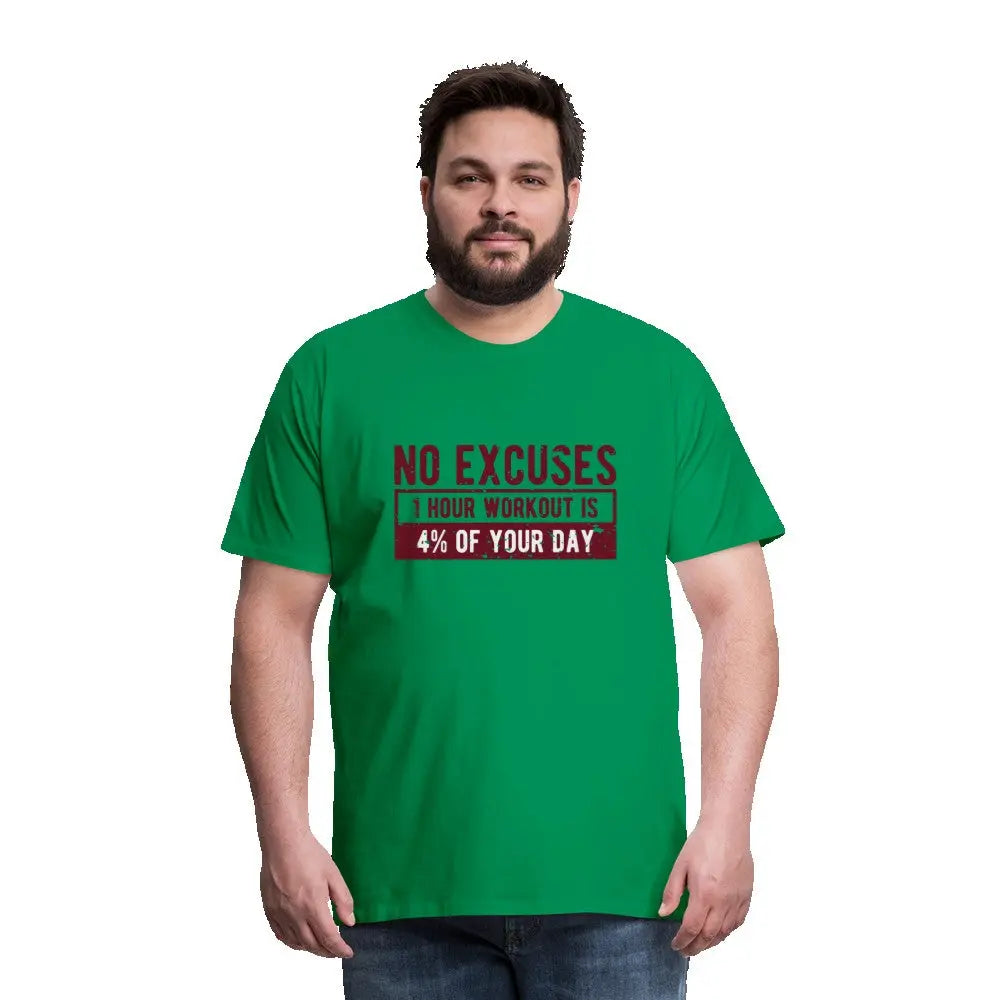 Männer Premium T-Shirt "No Excuses" SPOD