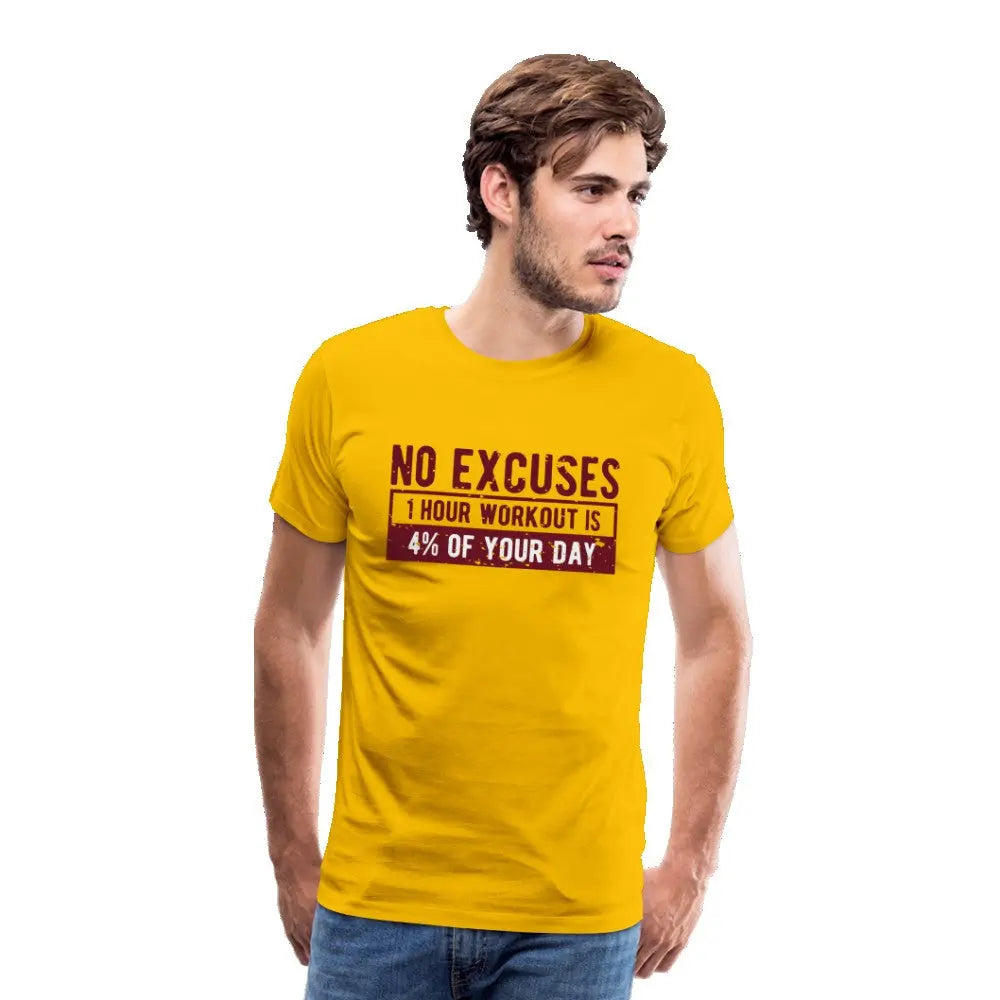 Männer Premium T-Shirt "No Excuses" SPOD