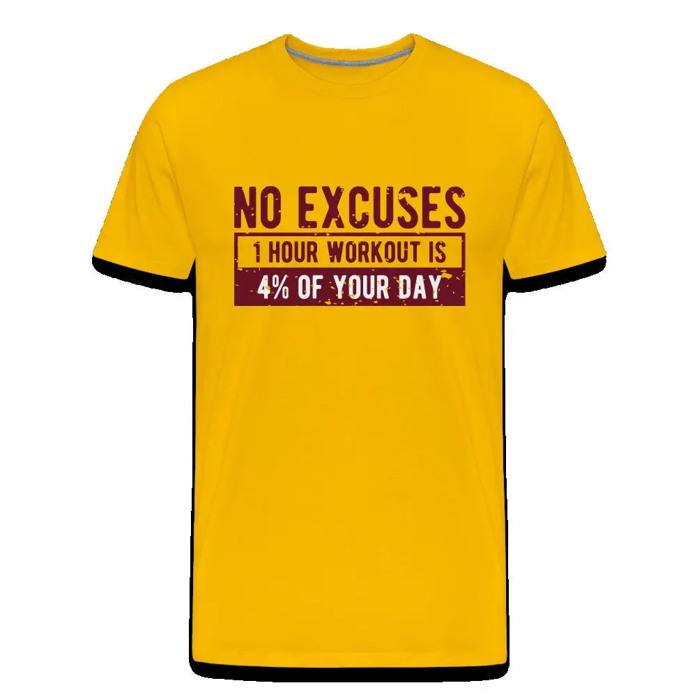 Männer Premium T-Shirt "No Excuses" SPOD