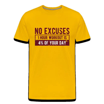 Männer Premium T-Shirt "No Excuses" SPOD