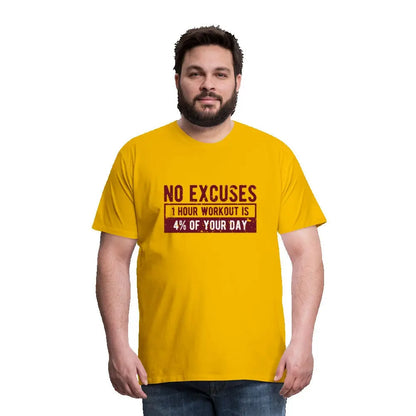 Männer Premium T-Shirt "No Excuses" SPOD