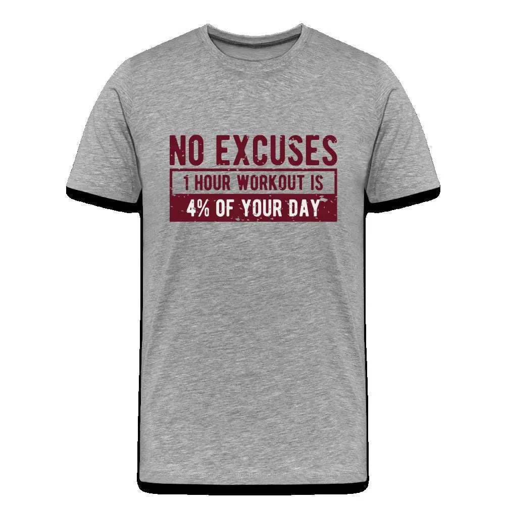 Männer Premium T-Shirt "No Excuses" SPOD