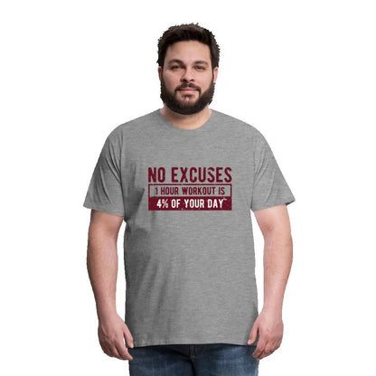 Männer Premium T-Shirt "No Excuses" SPOD