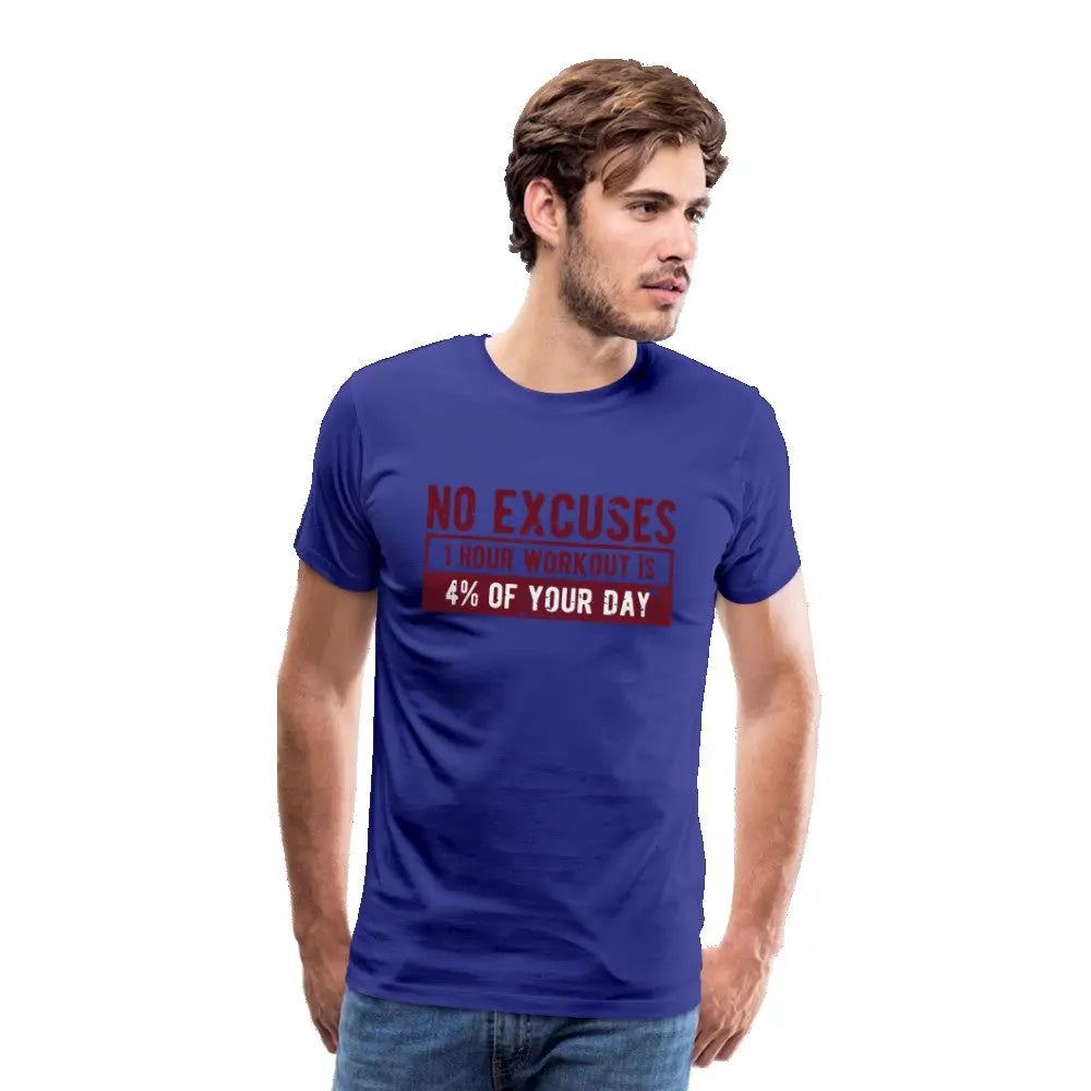Männer Premium T-Shirt "No Excuses" SPOD