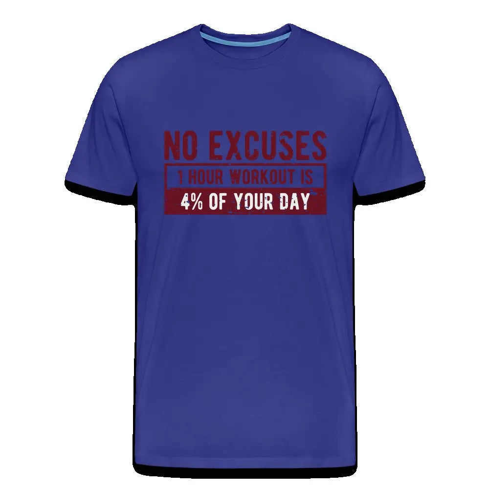 Männer Premium T-Shirt "No Excuses" SPOD