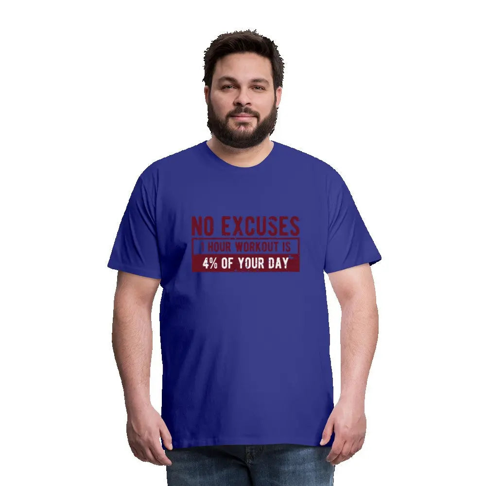 Männer Premium T-Shirt "No Excuses" SPOD