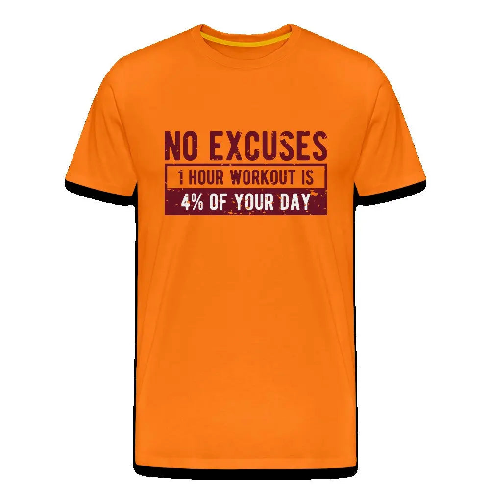 Männer Premium T-Shirt "No Excuses" SPOD