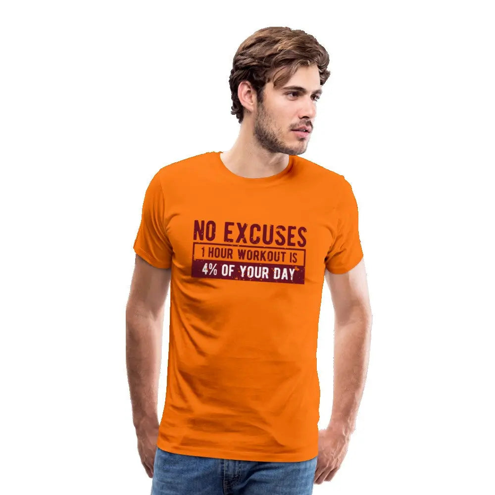 Männer Premium T-Shirt "No Excuses" SPOD