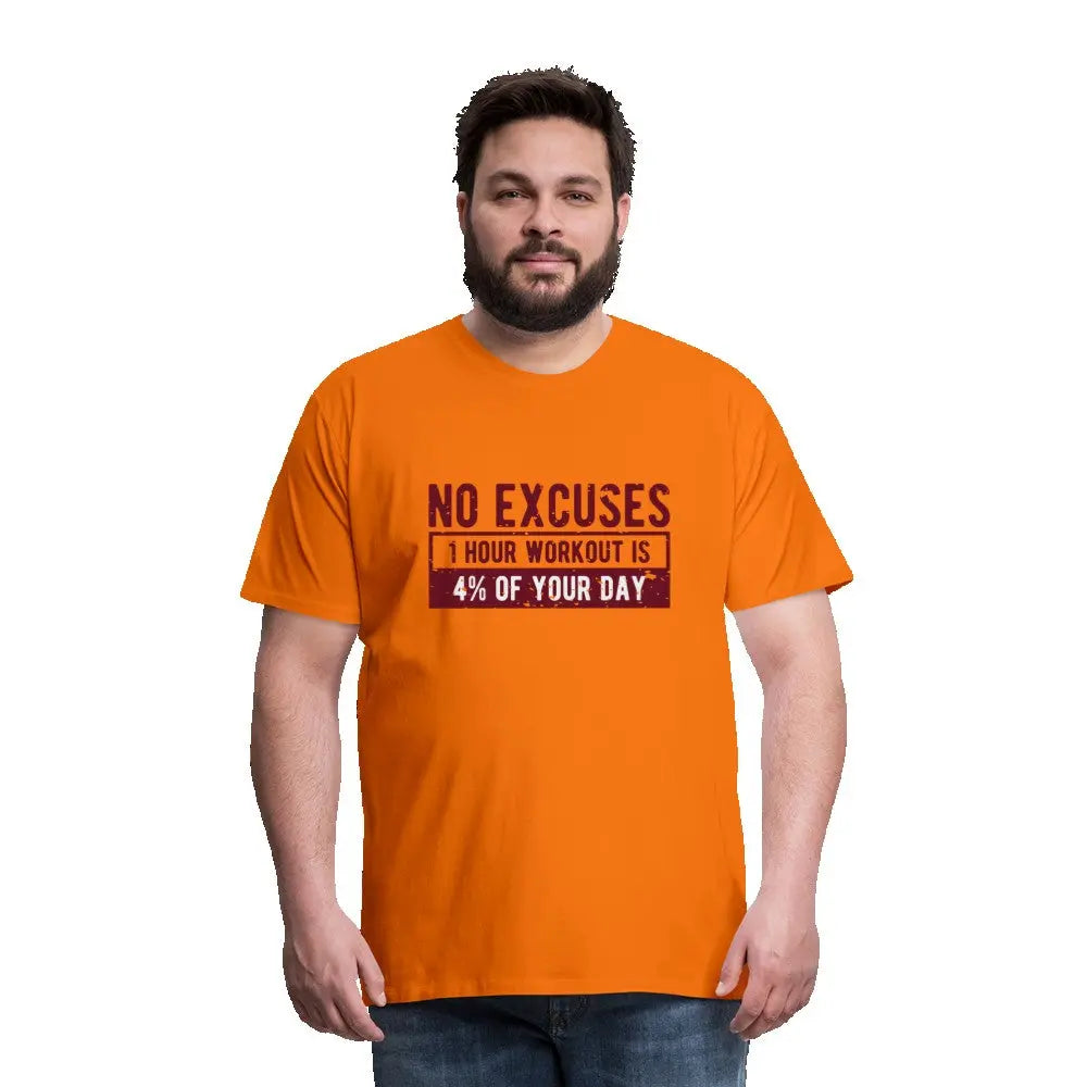 Männer Premium T-Shirt "No Excuses" SPOD