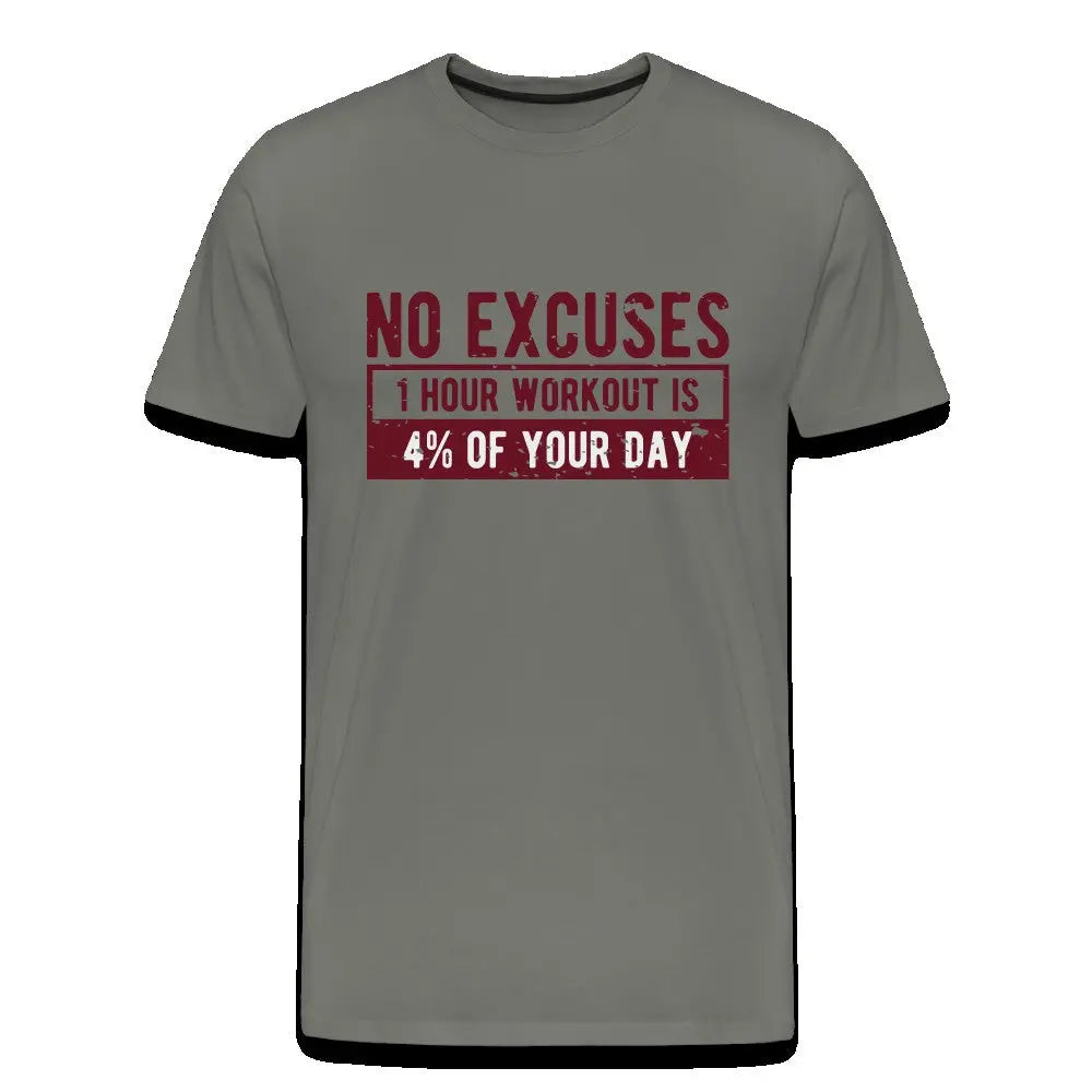 Männer Premium T-Shirt "No Excuses" SPOD