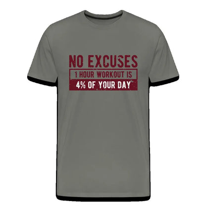 Männer Premium T-Shirt "No Excuses" SPOD
