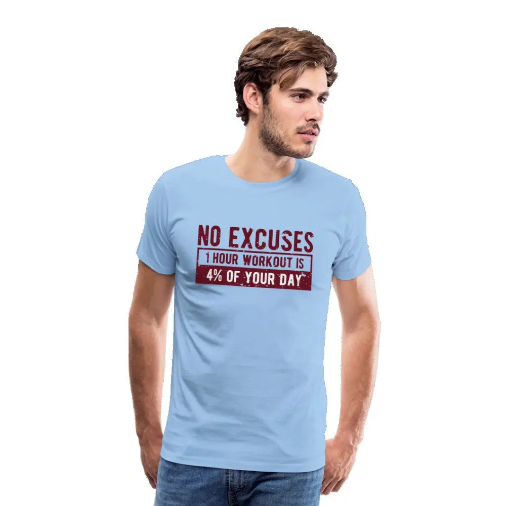 Männer Premium T-Shirt "No Excuses" SPOD
